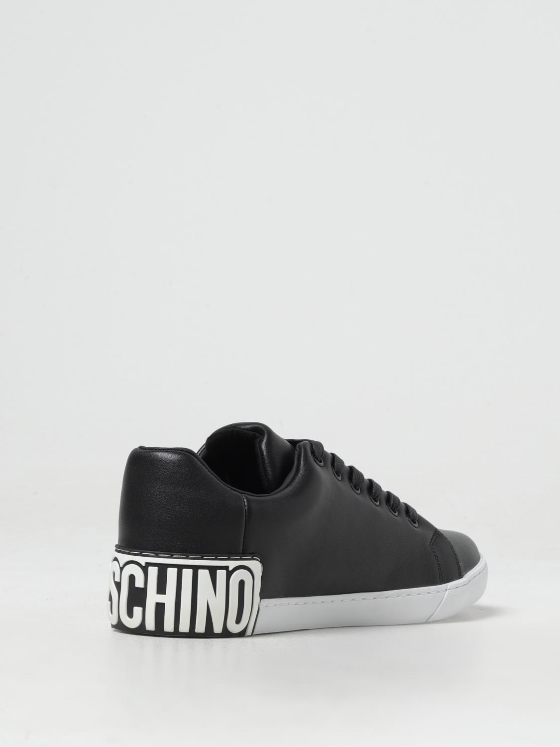 スニーカー MOSCHINO COUTURE Men Sneakers Black MB15133G0FGJ8 00A Moschino COUTURE! Logoed Leather Low Sneakers men - Glamood