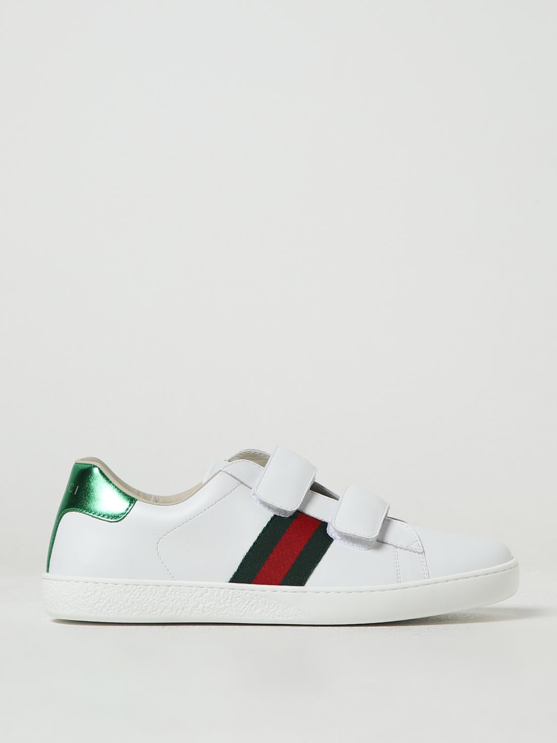 GUCCI 运动鞋: 童运动鞋 儿童 Gucci, 白色 - Img 1
