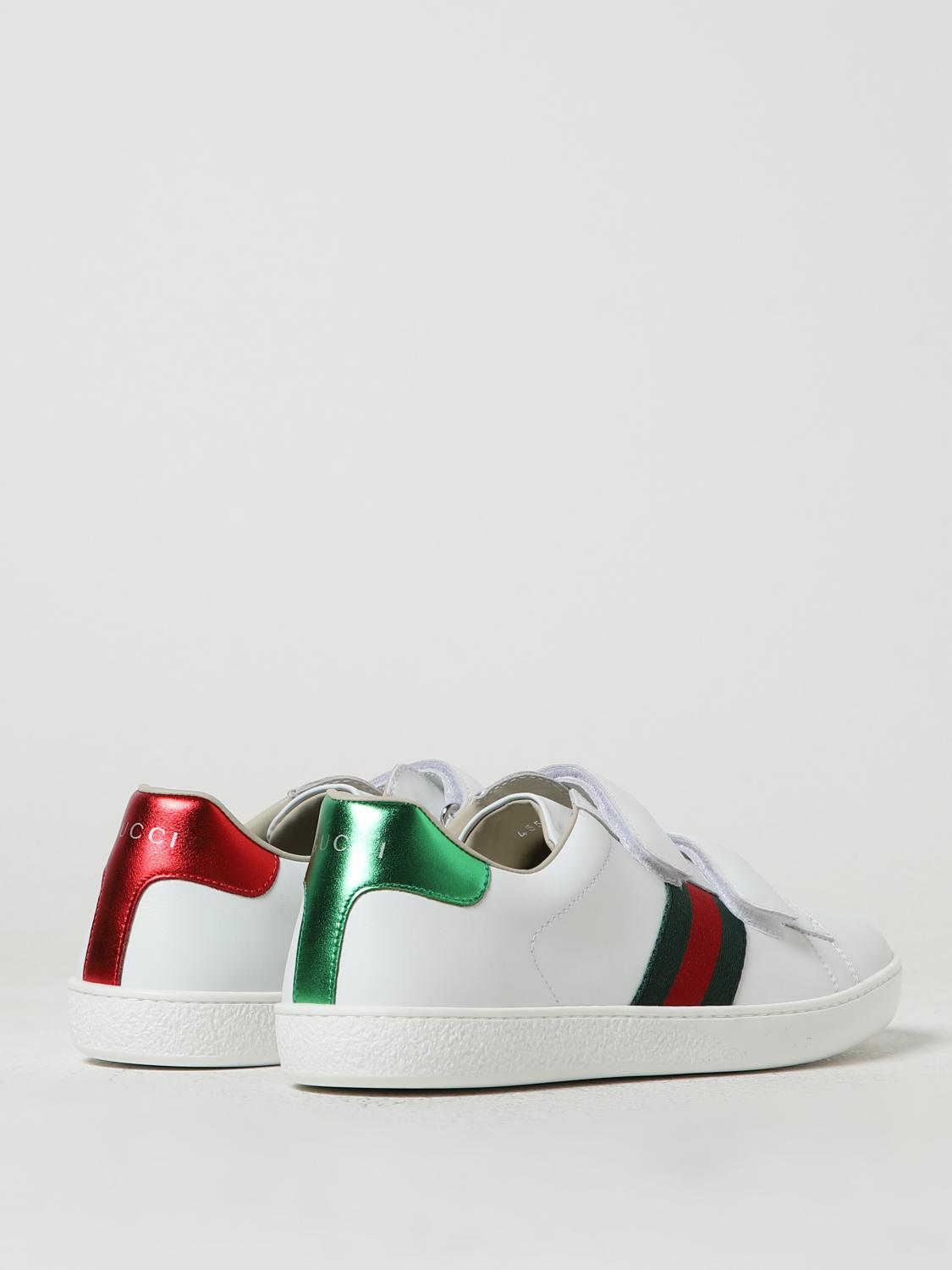 GUCCI 运动鞋: 童运动鞋 儿童 Gucci, 白色 - Img 3