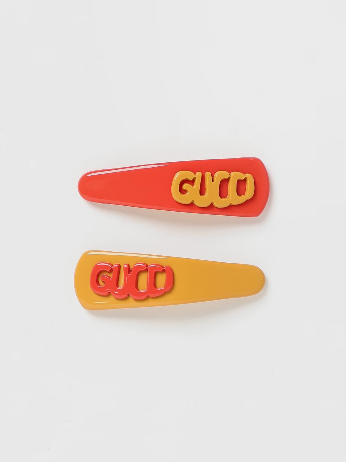 GUCCI HAIR CLIP: Hair clip kids Gucci, Yellow - Img 1