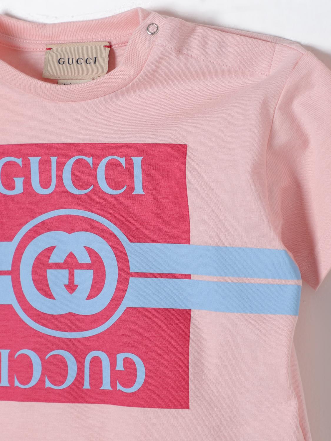 GUCCI T-SHIRT: T-shirt GG Gucci, Rosa - Img 3