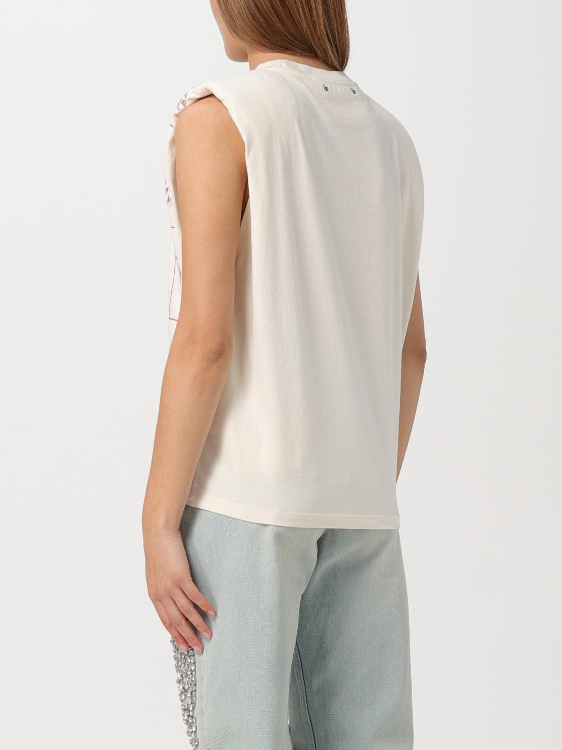 アウターその他 GOLDEN GOOSE Woman Waistcoat Yellow Cream GOLDEN GOOSE: Waistcoat woman - Yellow Cream | Golden Goose