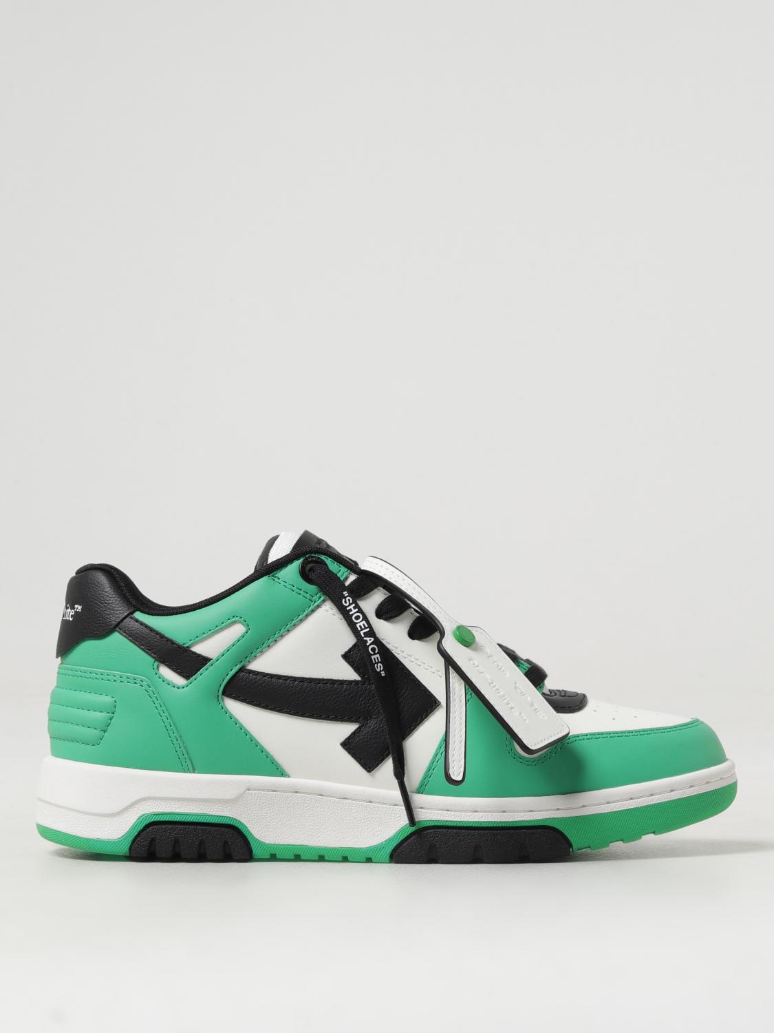 OFF-WHITE BASKETS: Baskets homme Off-white, Vert - Img 1
