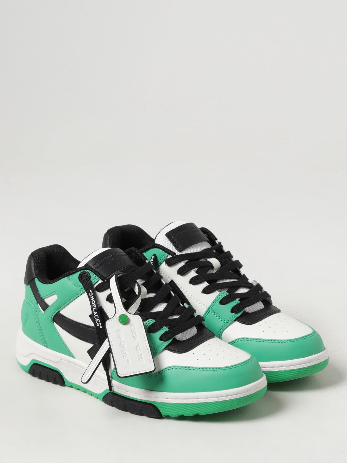 OFF-WHITE BASKETS: Baskets homme Off-white, Vert - Img 2