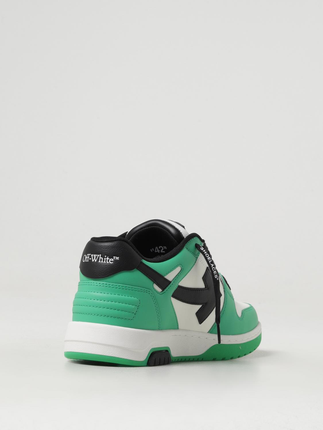 OFF-WHITE BASKETS: Baskets homme Off-white, Vert - Img 3
