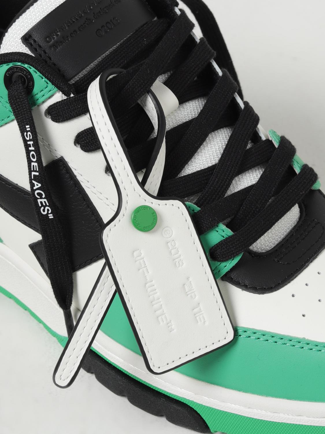 OFF-WHITE BASKETS: Baskets homme Off-white, Vert - Img 4