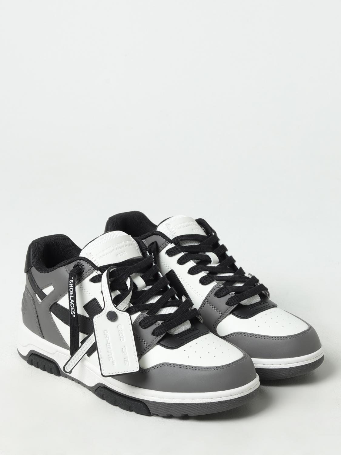 OFF-WHITE BASKETS: Baskets homme Off-white, Gris - Img 2