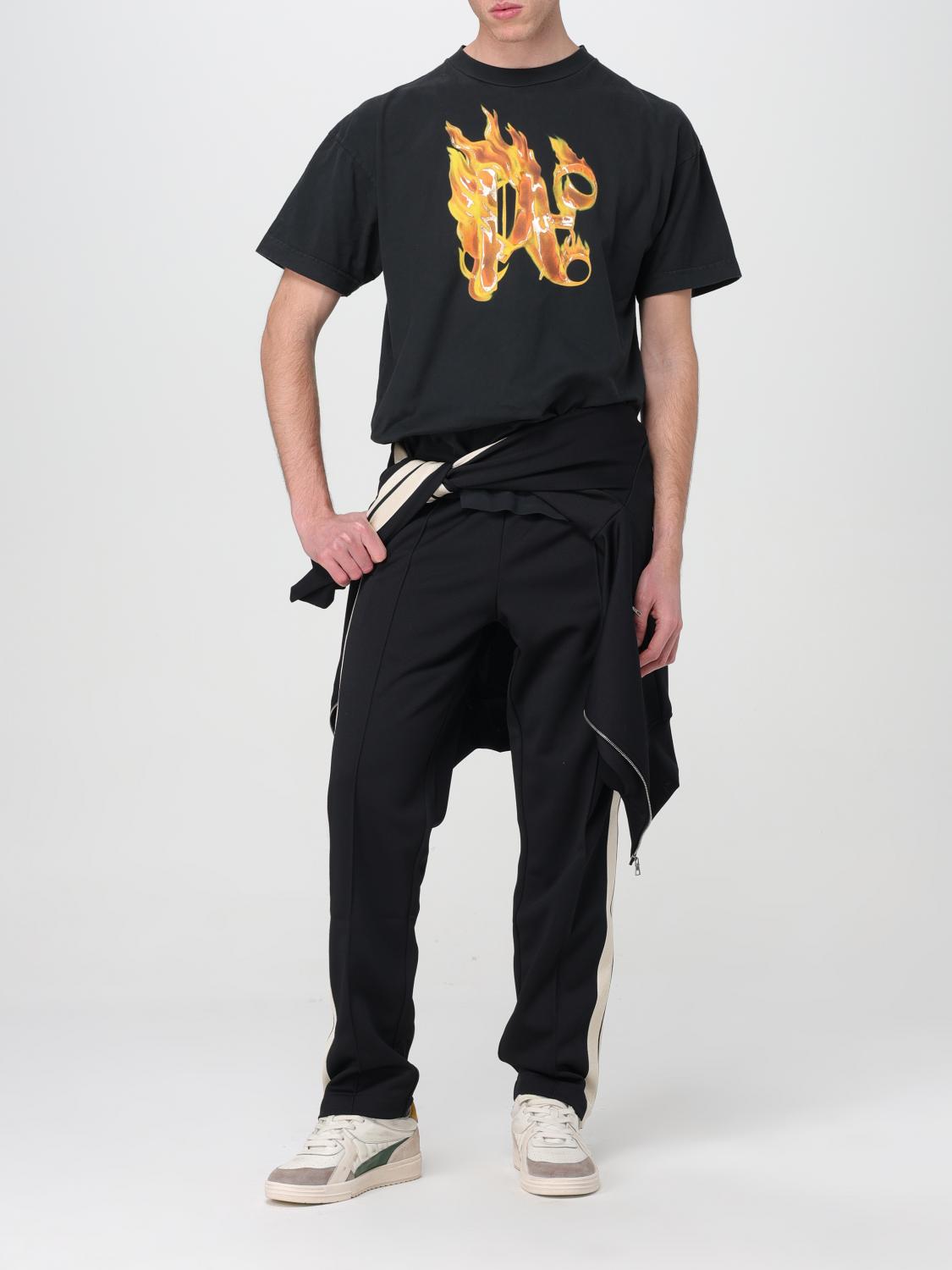 PALM ANGELS パンツ: パンツ メンズ Palm Angels, ブラック - Img 2