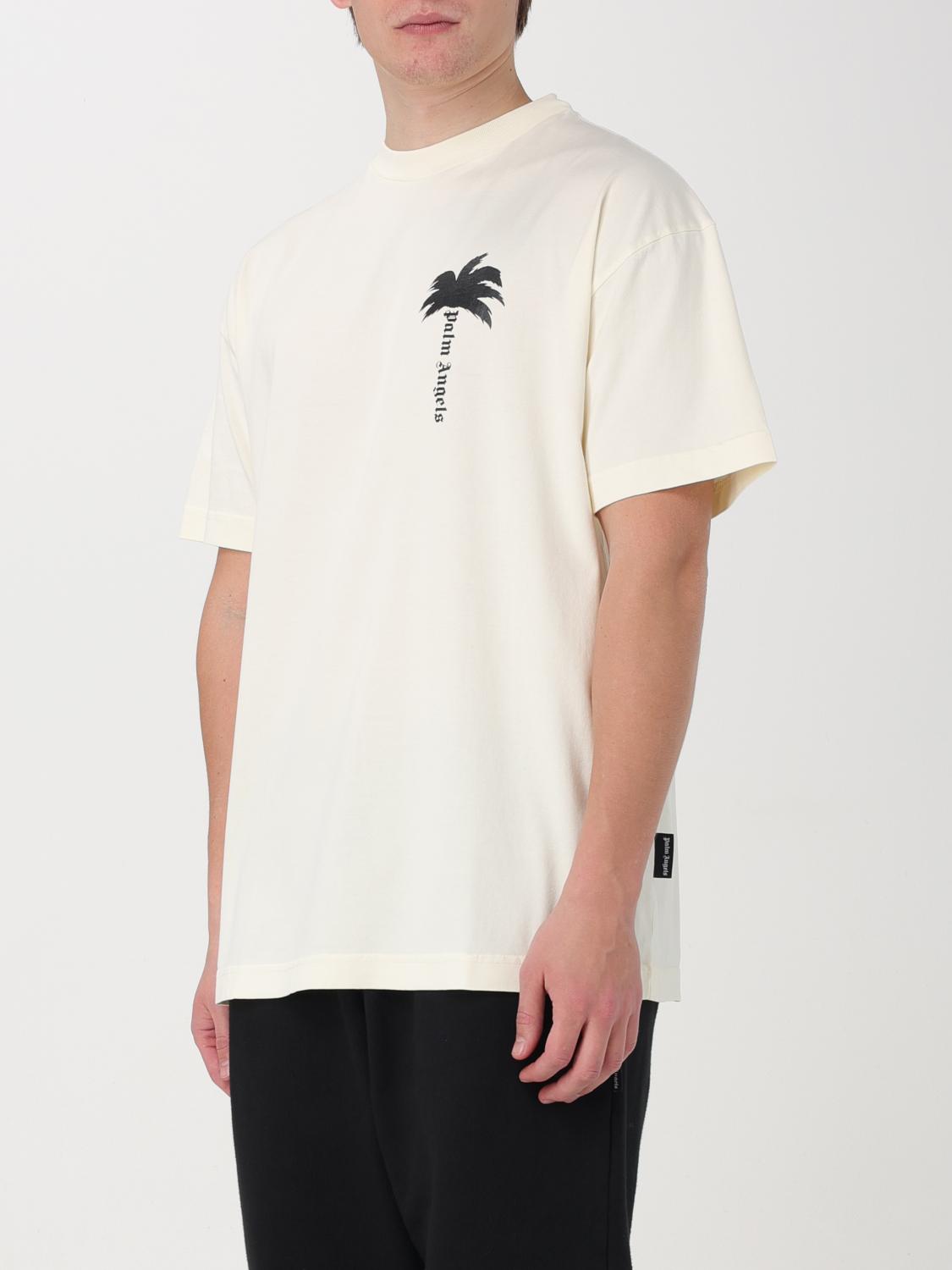 Palm Angels T-shirt men - Black | PMAA072S24JER001 | GIGLIO.COM