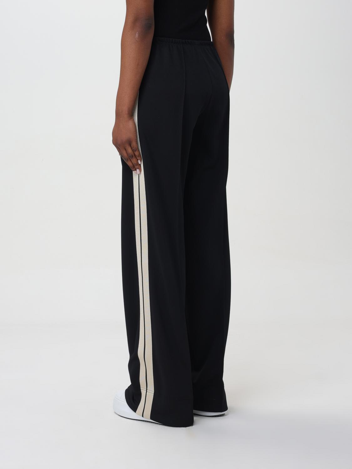 Palm Angels Pants woman - Black | PWCJ010S24FAB001 | GIGLIO.COM