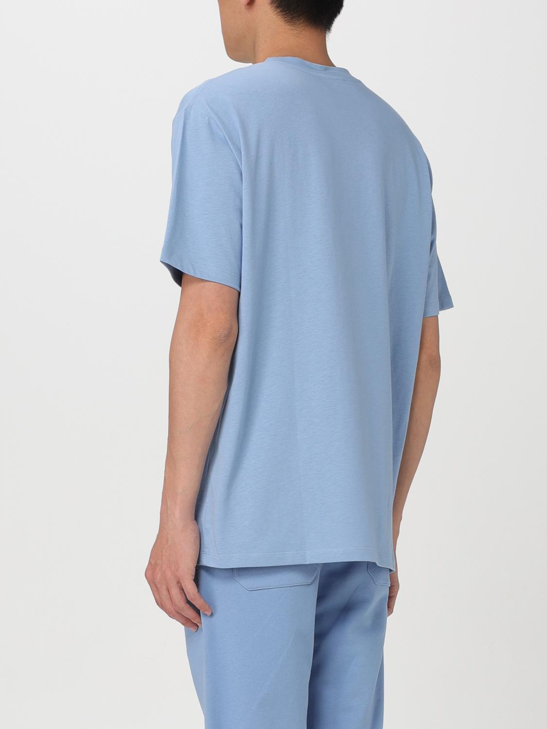 BALMAIN CAMISETA: Camiseta hombre Balmain, Azul Claro - Img 3