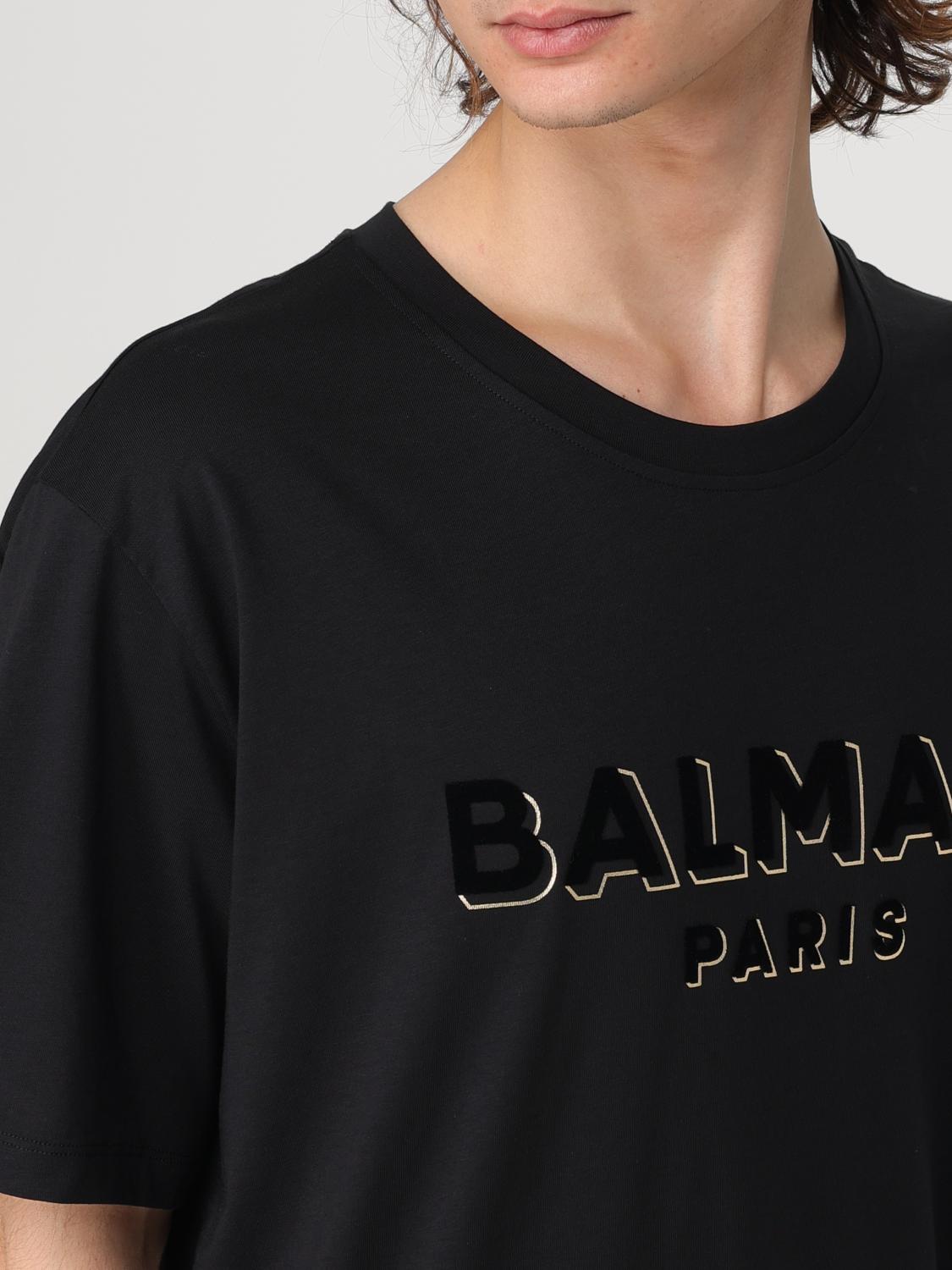Balmain T-shirt men - Black | CH1EG010BB99 | GIGLIO.COM