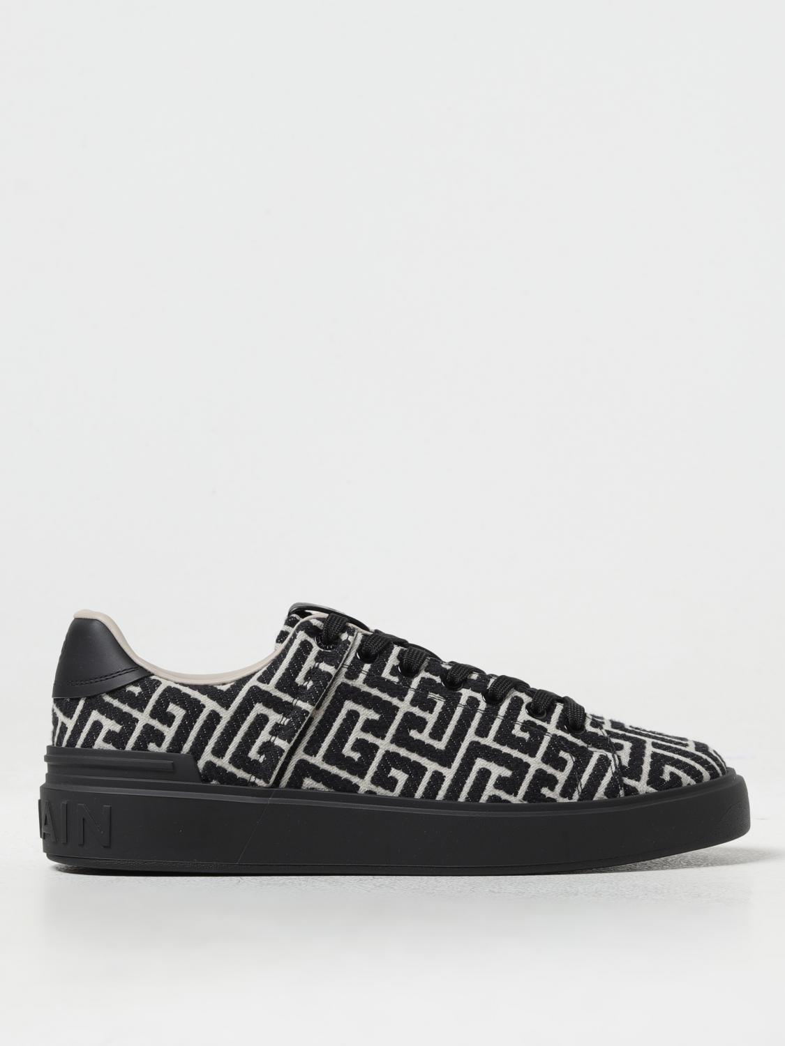 BALMAIN: Sneakers men - Black | Balmain sneakers