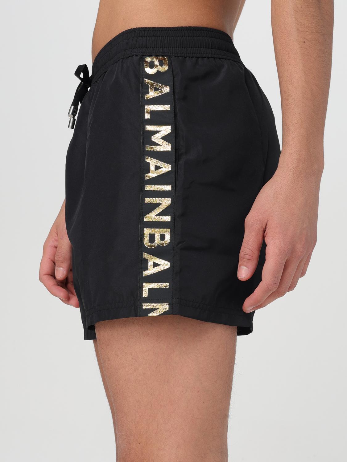BALMAIN SWIMSUIT: Swimsuit men Balmain, Black 1 - Img 4