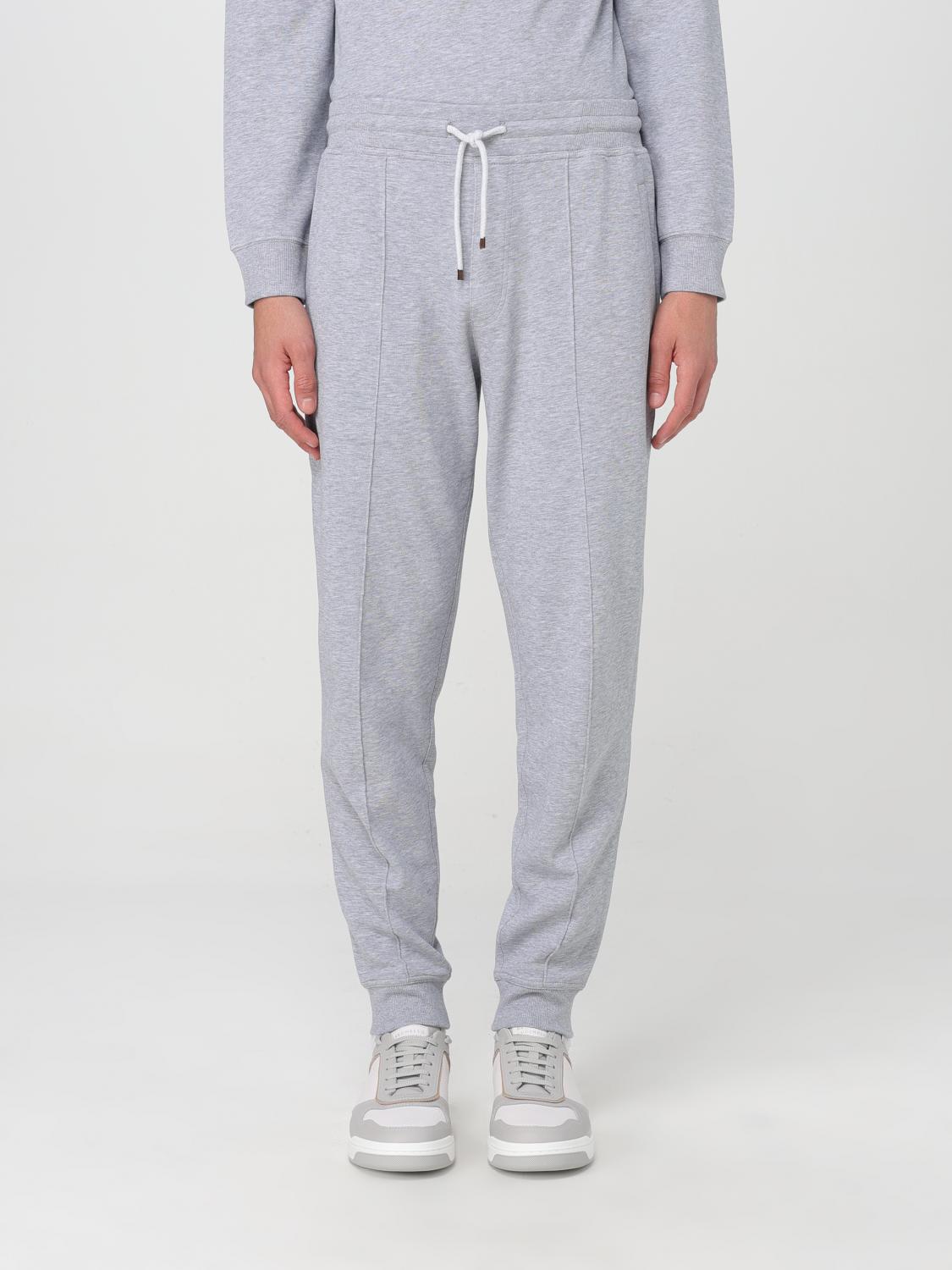 BRUNELLO CUCINELLI PANTS: Pants men Brunello Cucinelli, Grey - Img 1