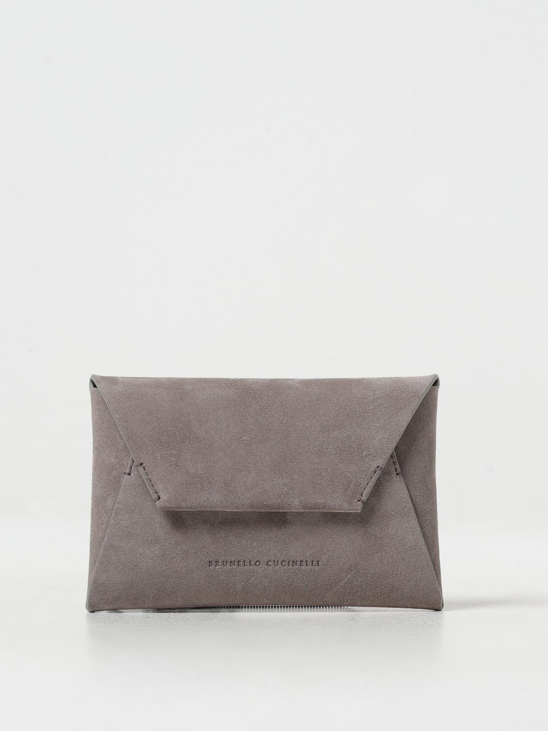 BRUNELLO CUCINELLI MINI BAG: Shoulder bag woman Brunello Cucinelli, Grey - Img 1
