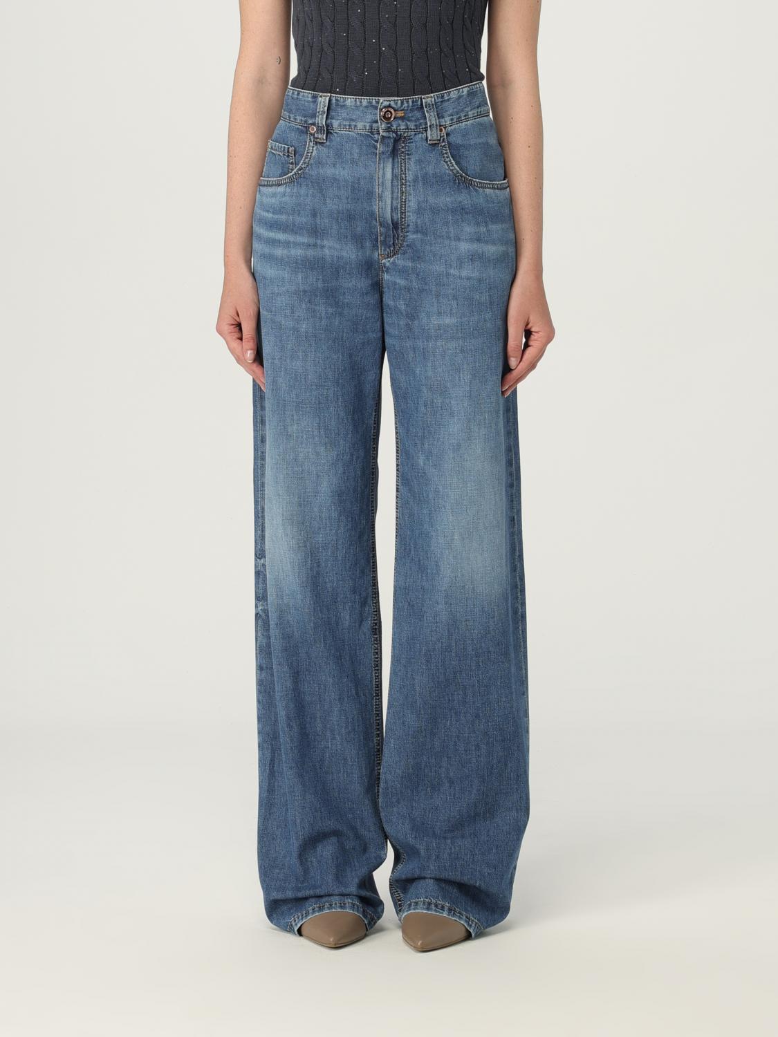 Brunello Cucinelli Jeans woman - Denim | MH192P5808 | GIGLIO.COM