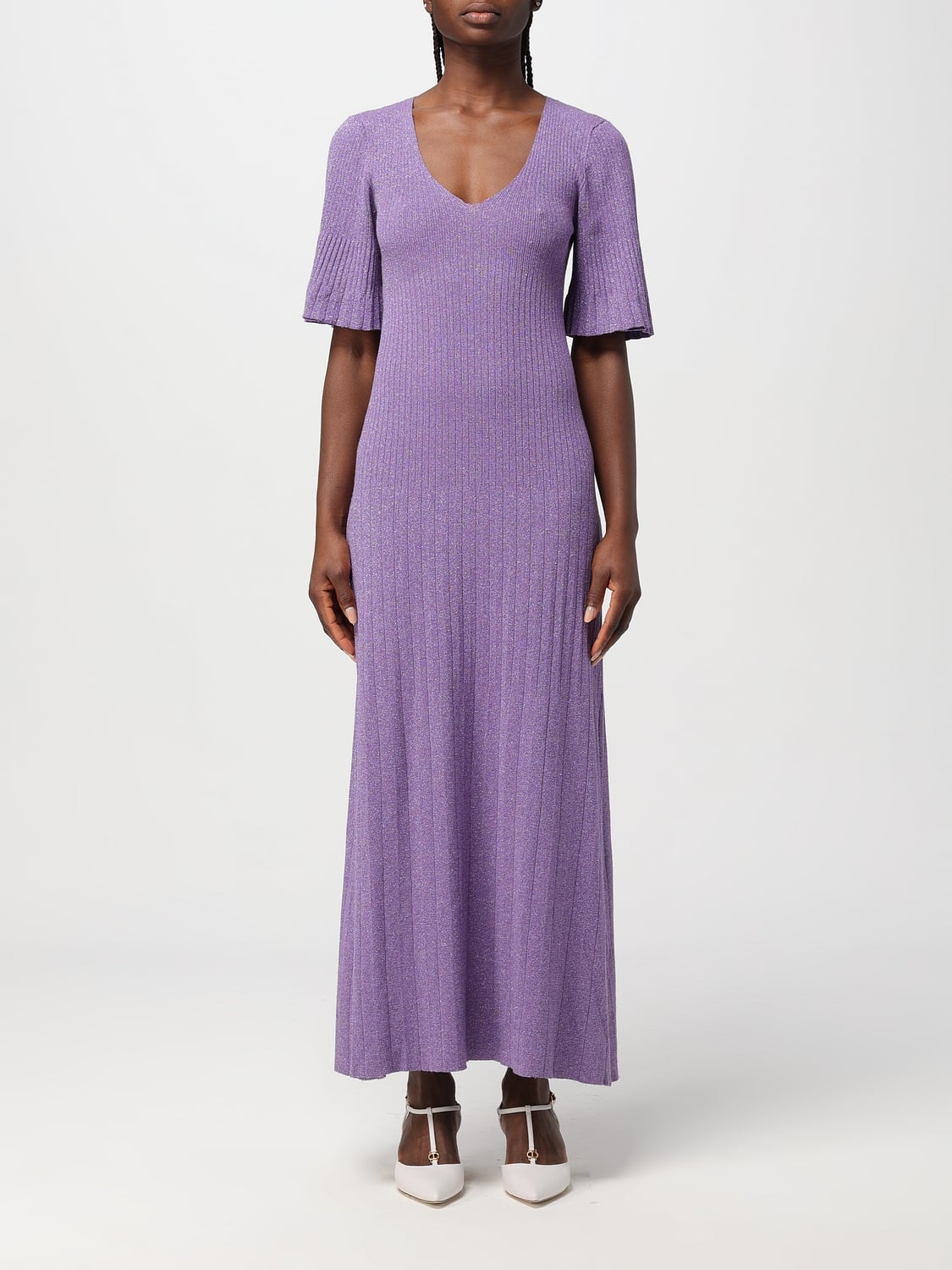 TWINSET VESTIDO: Vestido mujer Twinset, Violeta - Img 1