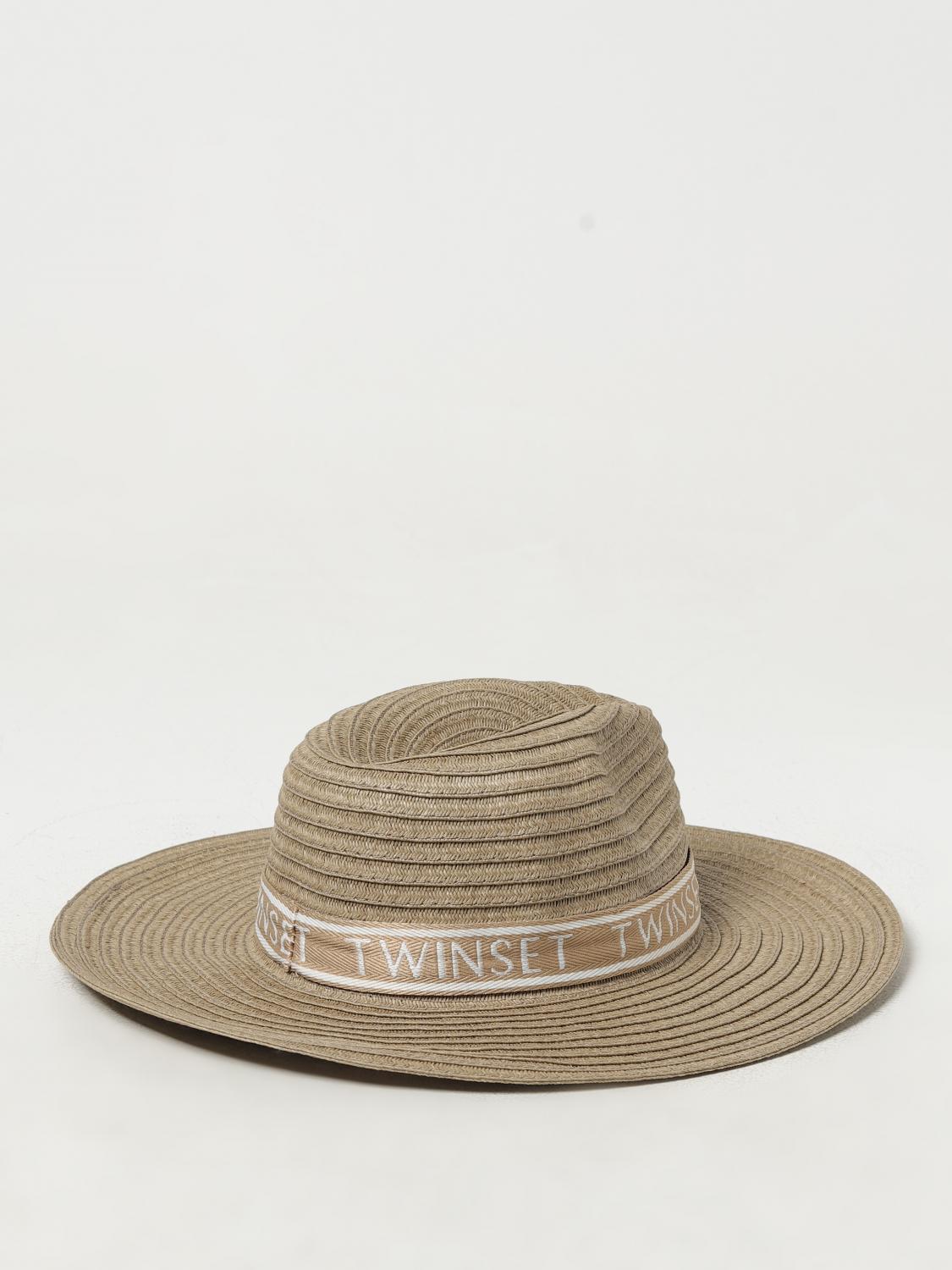 TWINSET CAPPELLO: Cappello donna Twinset, Naturale - Img 2