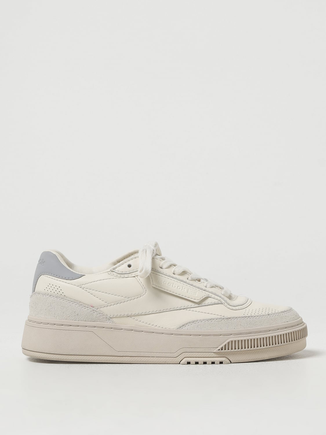 REEBOK SNEAKERS: Sneakers Club B Reebok in pelle sintetica , Grigio - Img 1