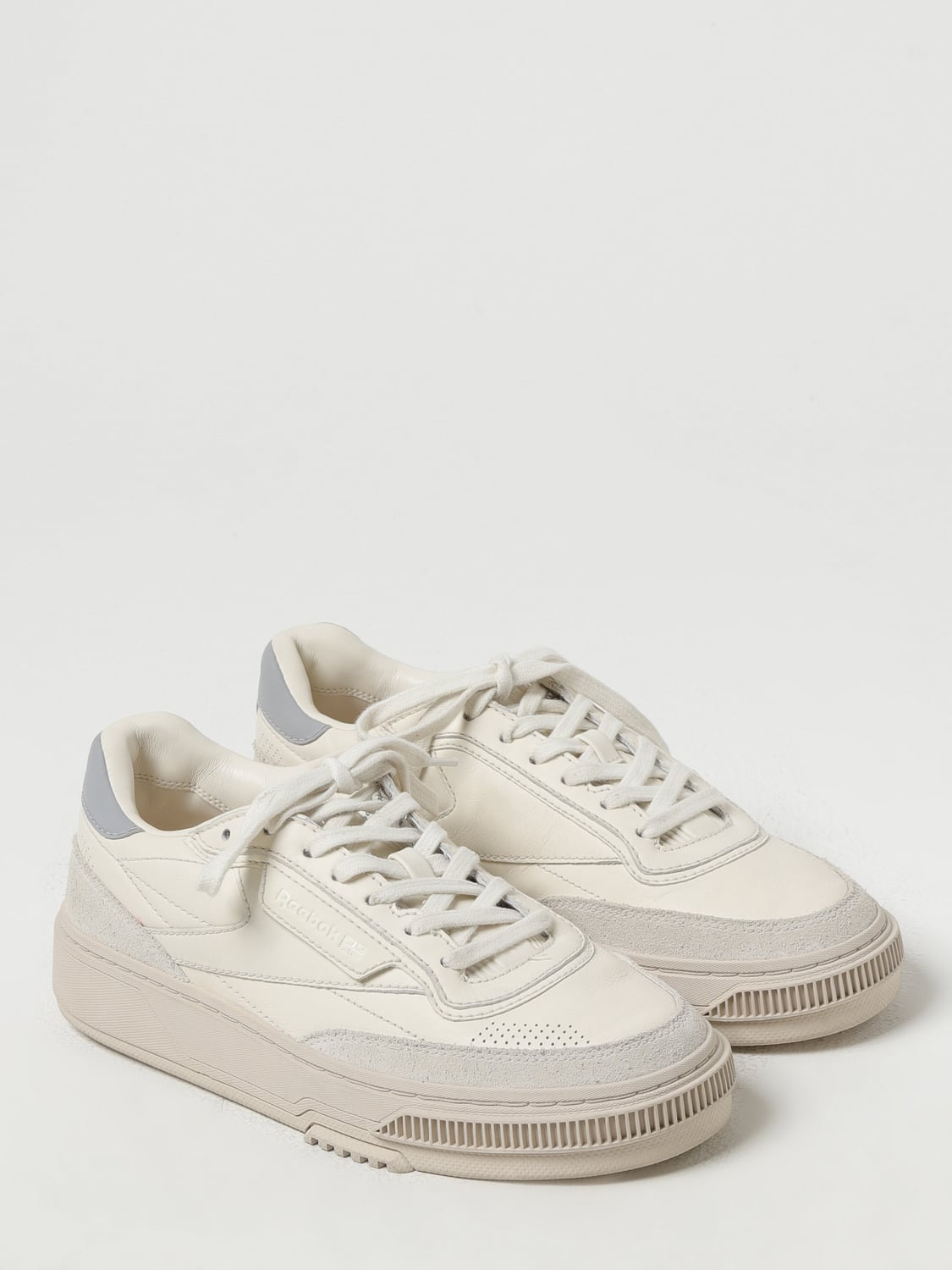 REEBOK SNEAKERS: Sneakers Club B Reebok in pelle sintetica , Grigio - Img 2