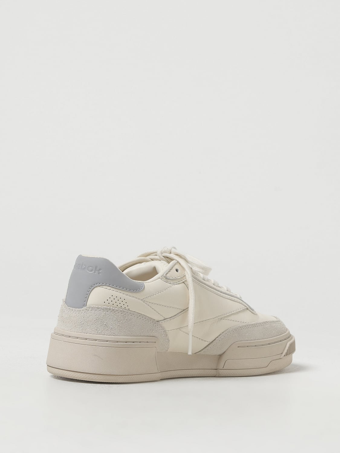 REEBOK SNEAKERS: Sneakers Club B Reebok in pelle sintetica , Grigio - Img 3