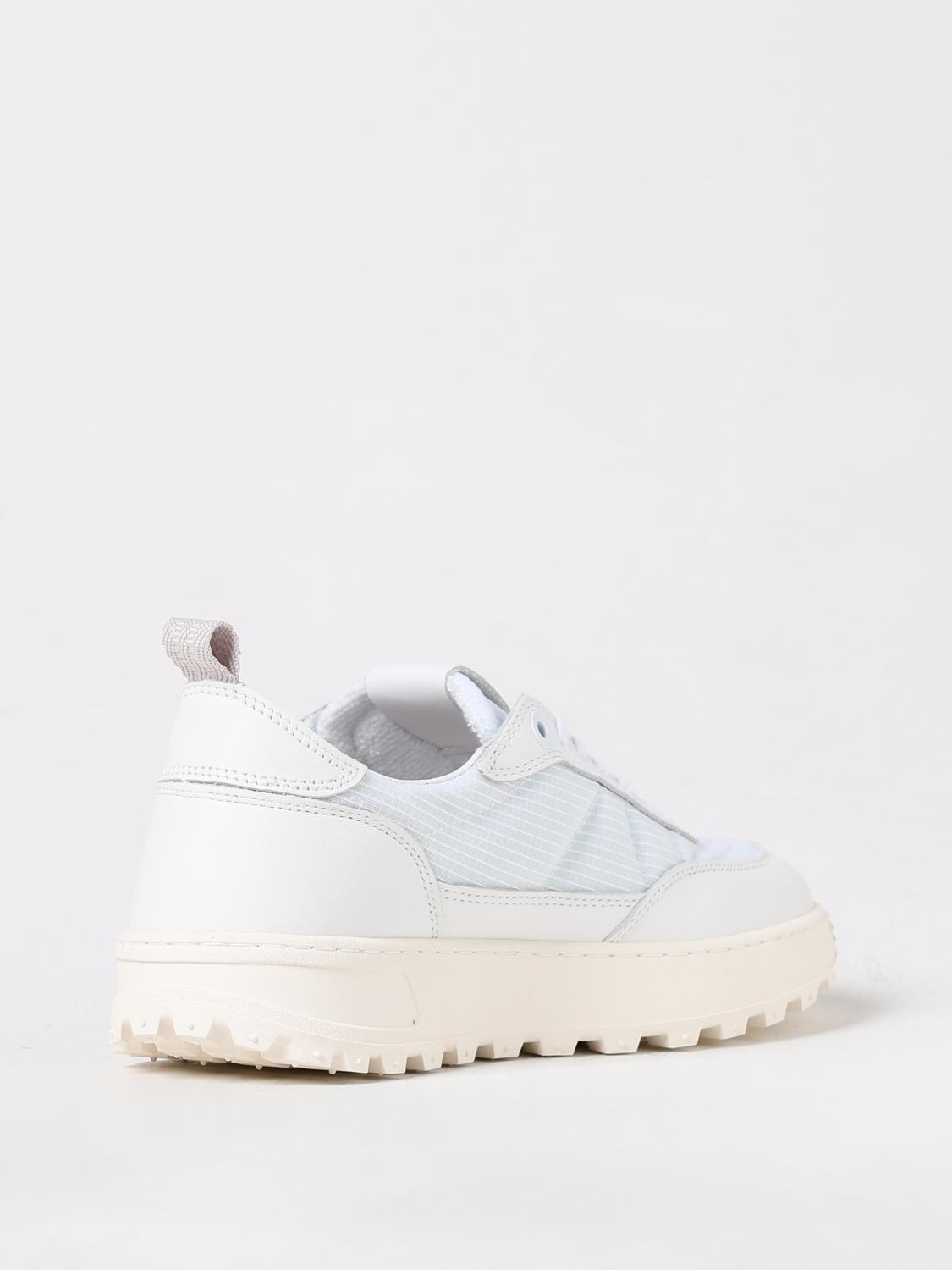 D.A.T.E. SNEAKERS: Sneakers Kdue D.A.T.E. in pelle e mesh, Bianco - Img 3