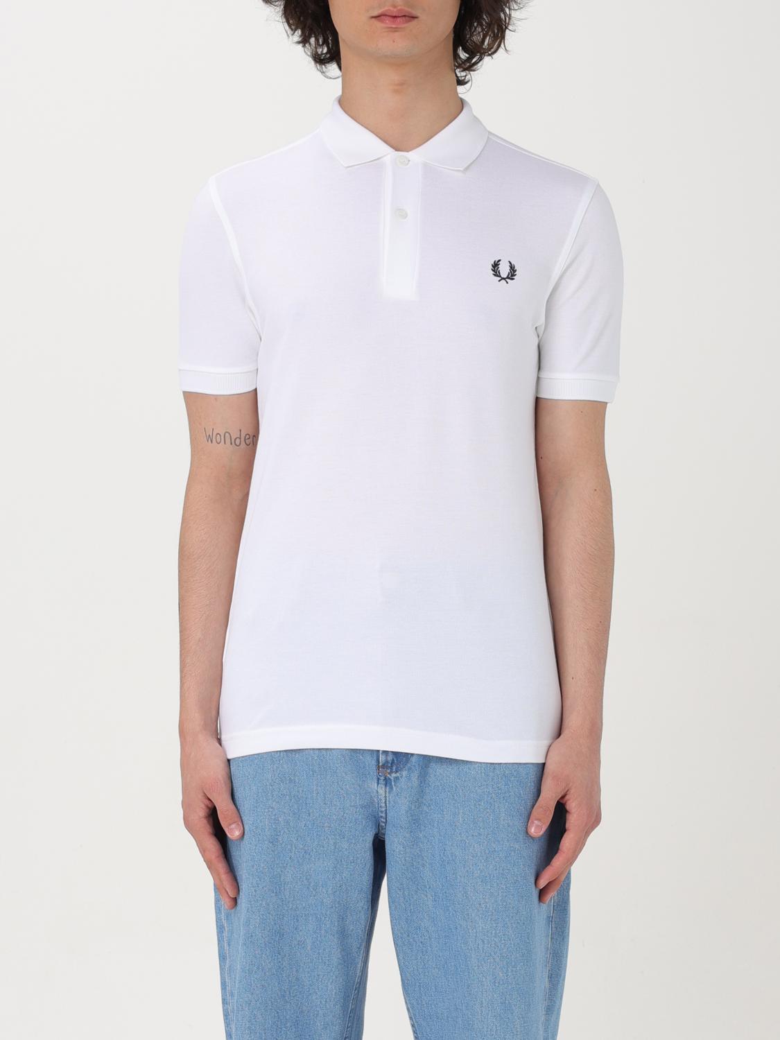 FRED PERRY POLO SHIRT: Polo shirt men Fred Perry, White - Img 1