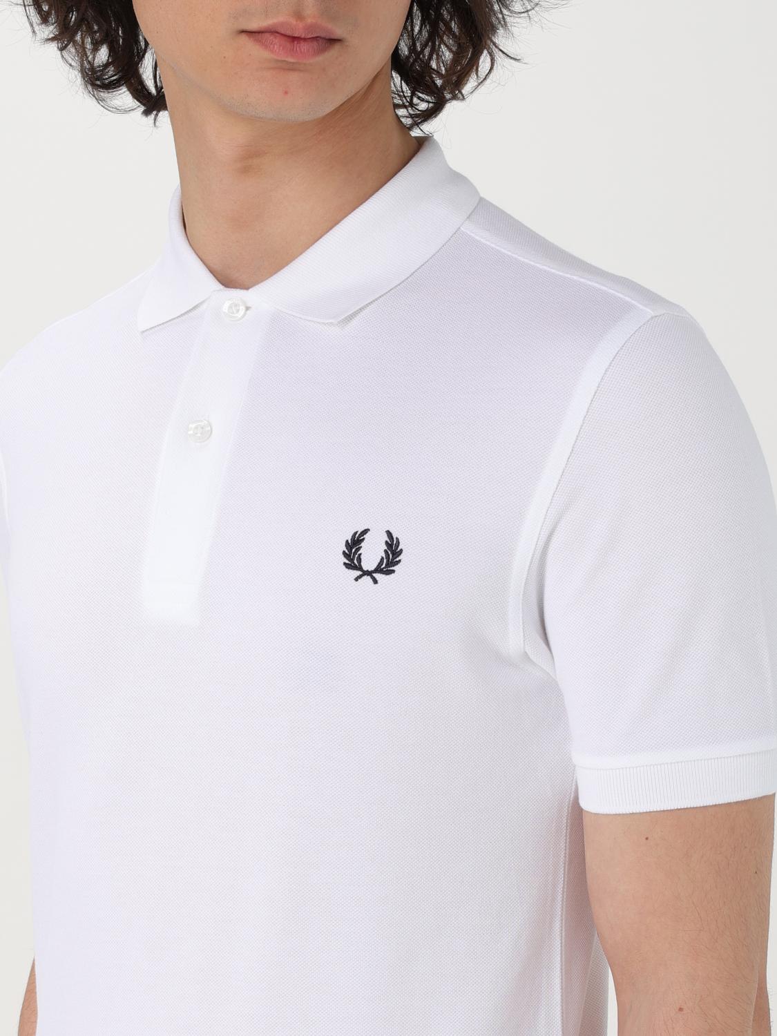 FRED PERRY POLO SHIRT: Polo shirt men Fred Perry, White - Img 3