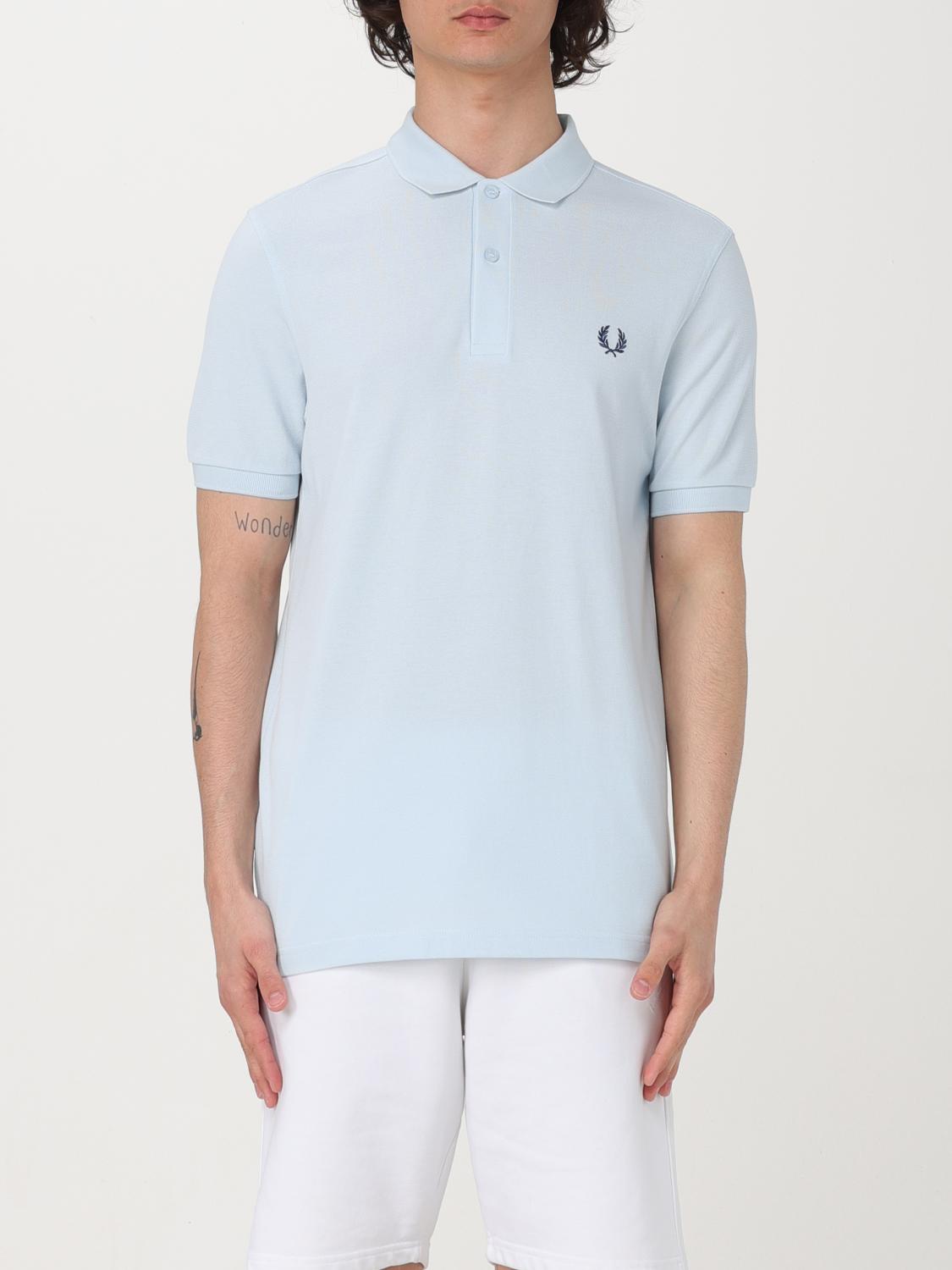 FRED PERRY POLO: Polo hombre Fred Perry, Celeste - Img 1