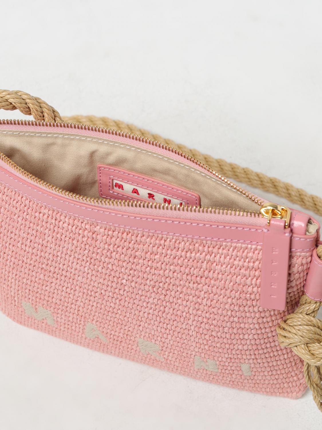 MARNI: Shoulder bag woman - Pink | Marni crossbody bags