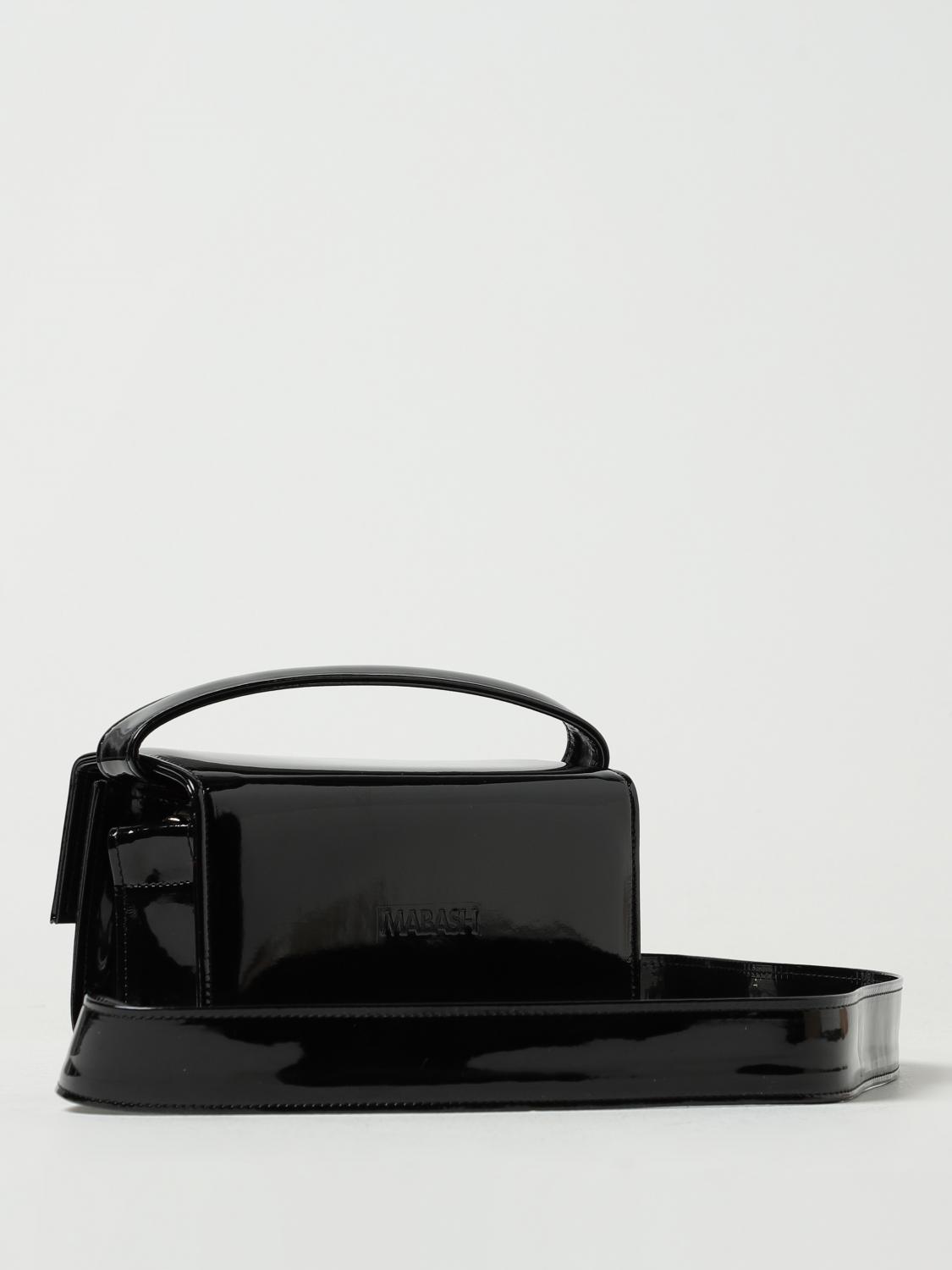 MABASH BORSA A MANO: Borsa The Nami Mabash in vernice, Nero - Img 2