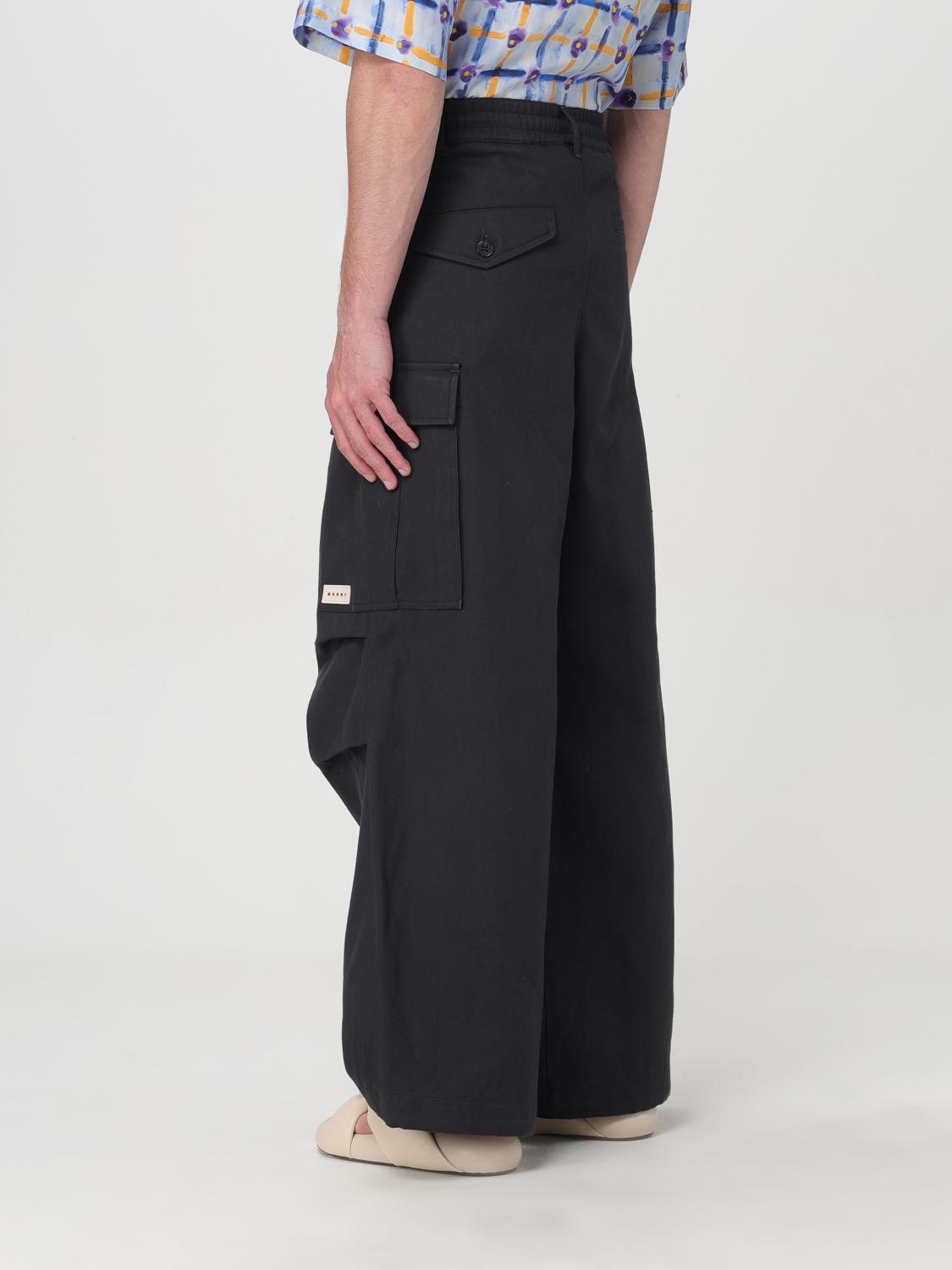 MARNI：パンツ メンズ - ブラック | GIGLIO.COMオンラインの