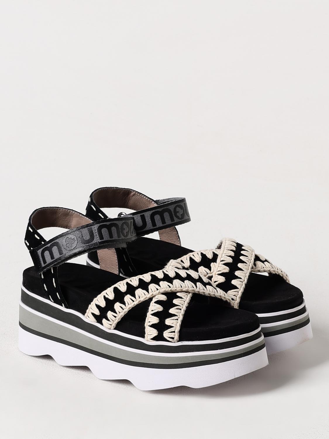 Mou Shoes woman - Black | MUSW571001A | GIGLIO.COM
