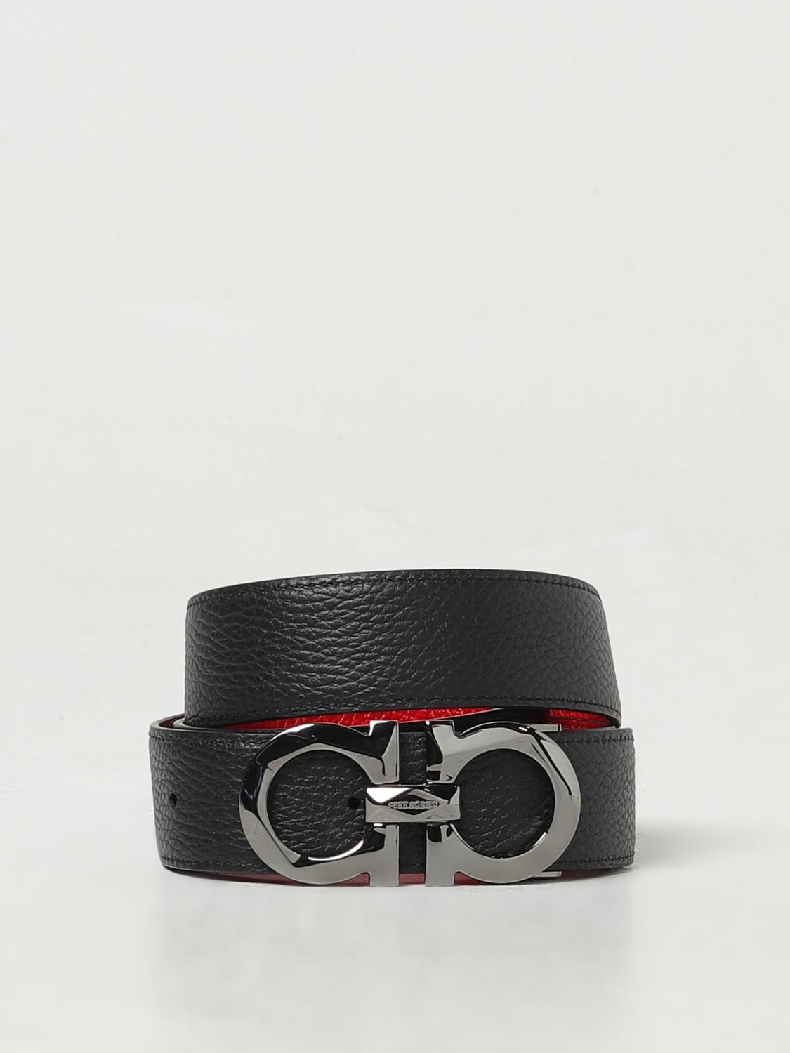 Giglio Ceinture Ferragamo Noir FERRAGAMO: Ceinture Homme Noir