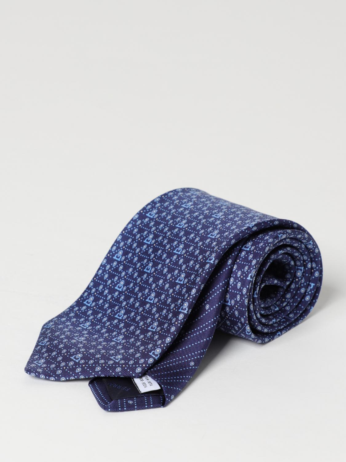 Ferragamo Tie men - Navy | 350959 769708 | GIGLIO.COM