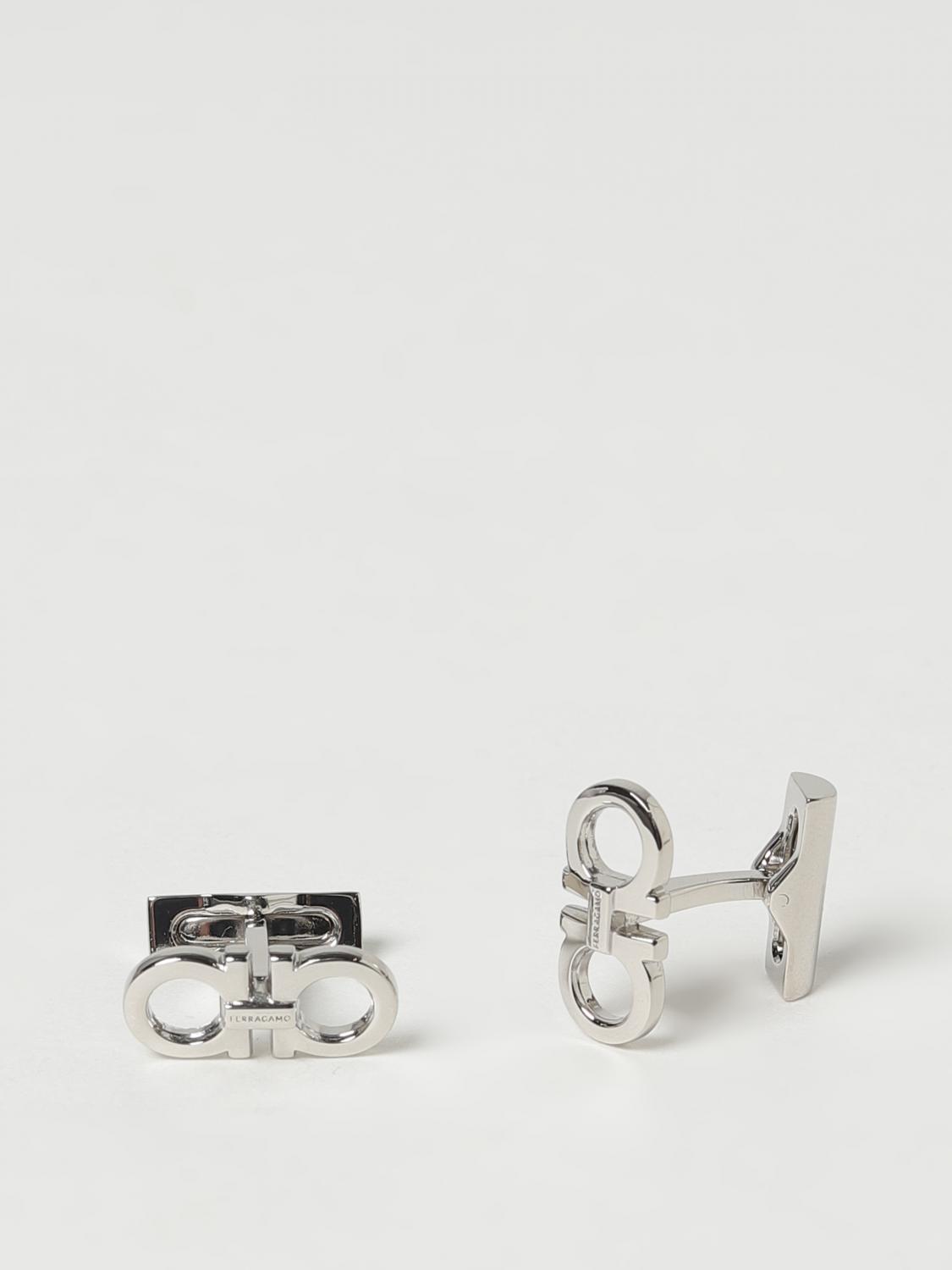 Salvatore Ferragamo カフリンクス シルバー Ferragamo カフリンクス メンズ - シルバー | 770285 750679 | GIGLIO.COM
