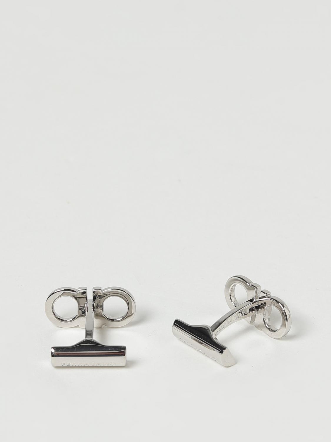 Ferragamo カフリンクス メンズ - シルバー | 770285 750679 | GIGLIO.COM