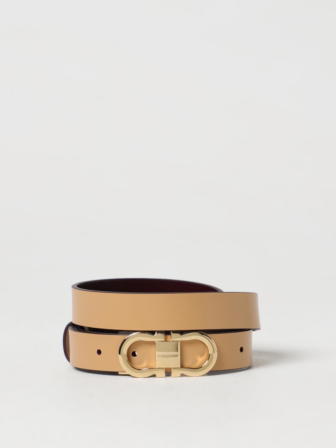 FERRAGAMO: Belt woman - Beige | Ferragamo belt 230294 771067
