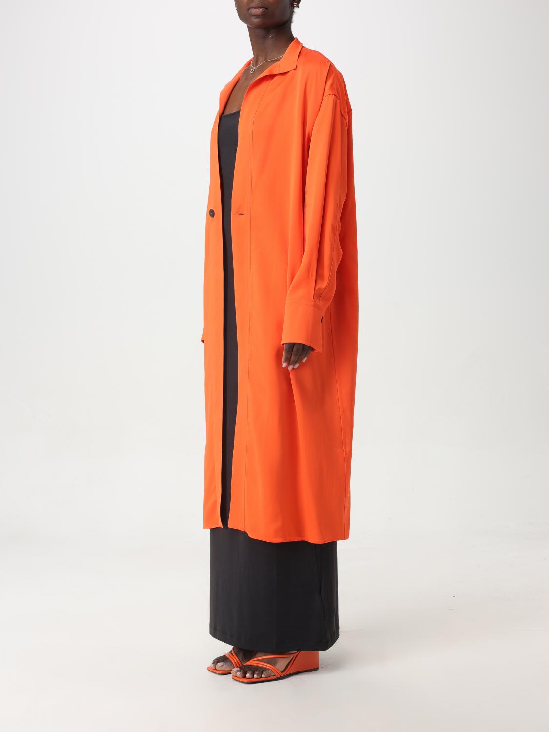 FERRAGAMO COAT: Coat woman Ferragamo, Orange - Img 3