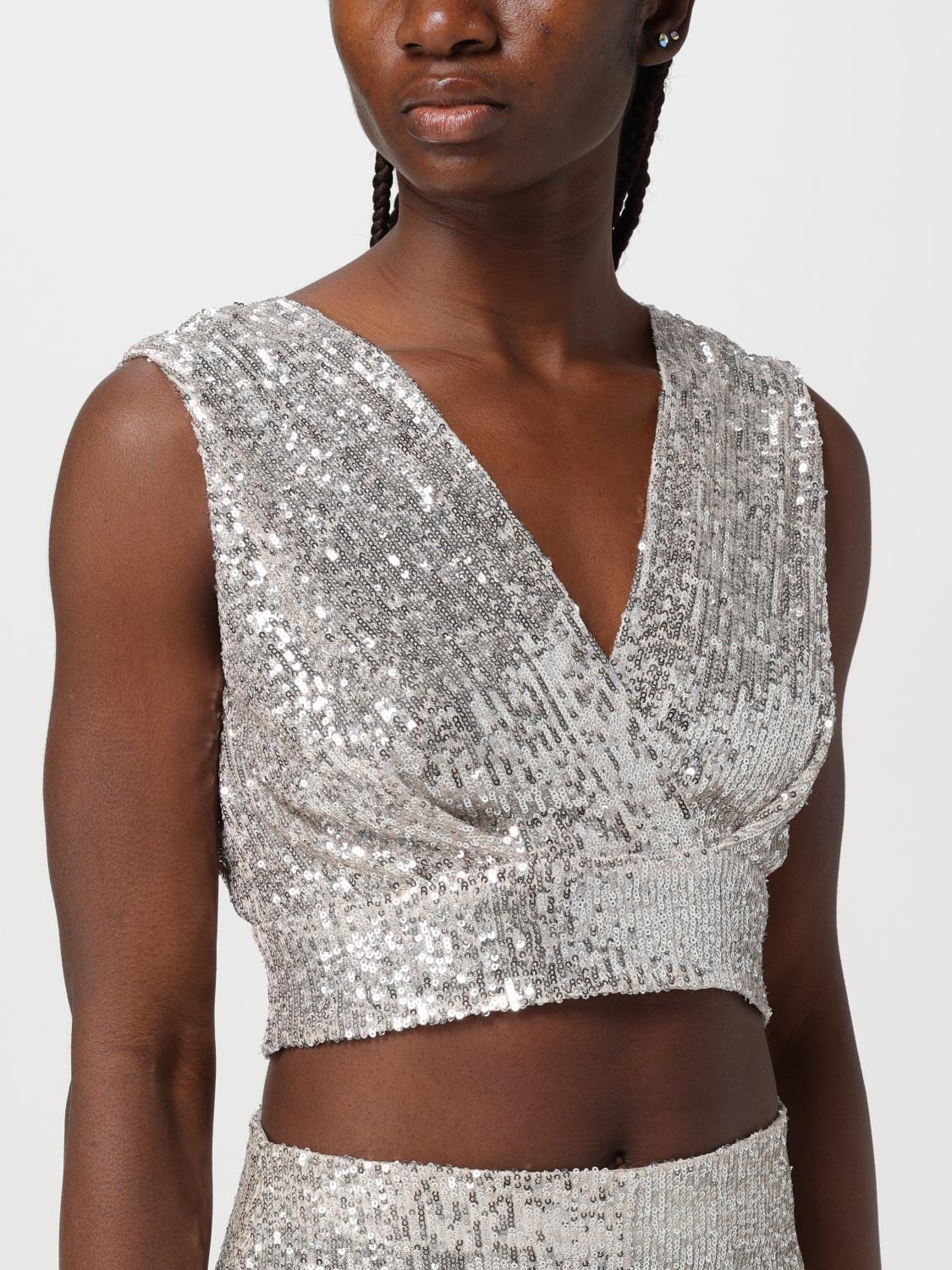 H COUTURE TOP: Top e bluse donna H Couture, Avorio - Img 4