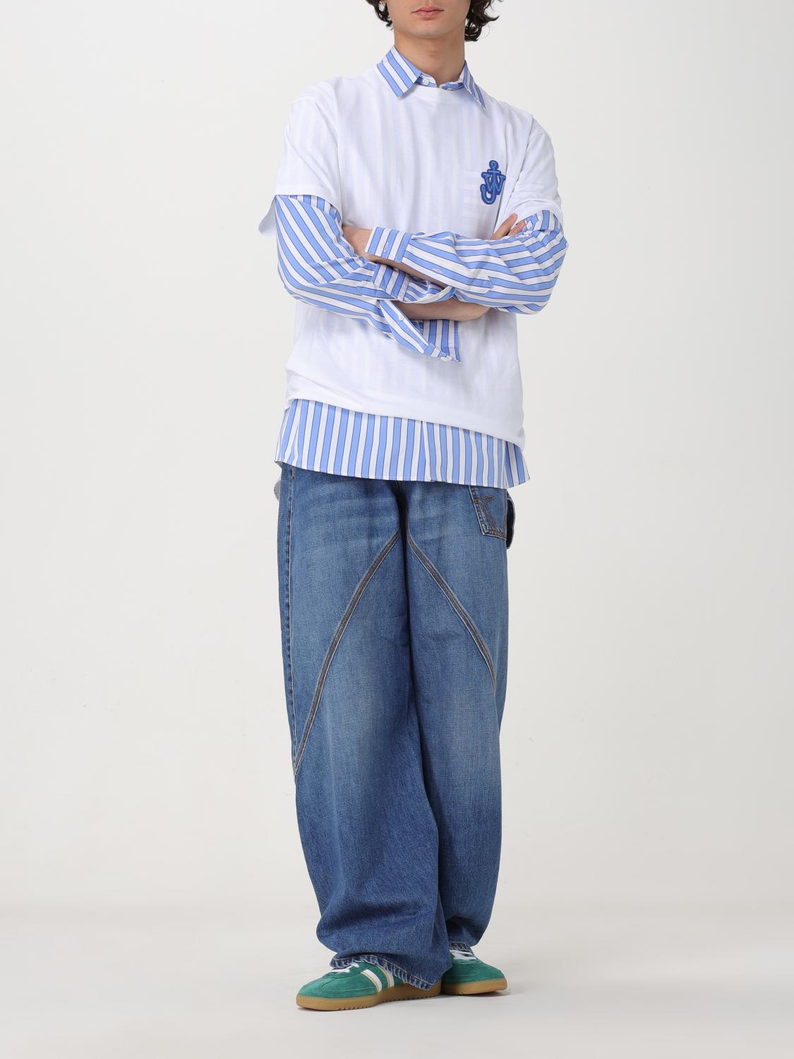 Jw Anderson Shirt men - Blue | SH0295PG1466 | GIGLIO.COM