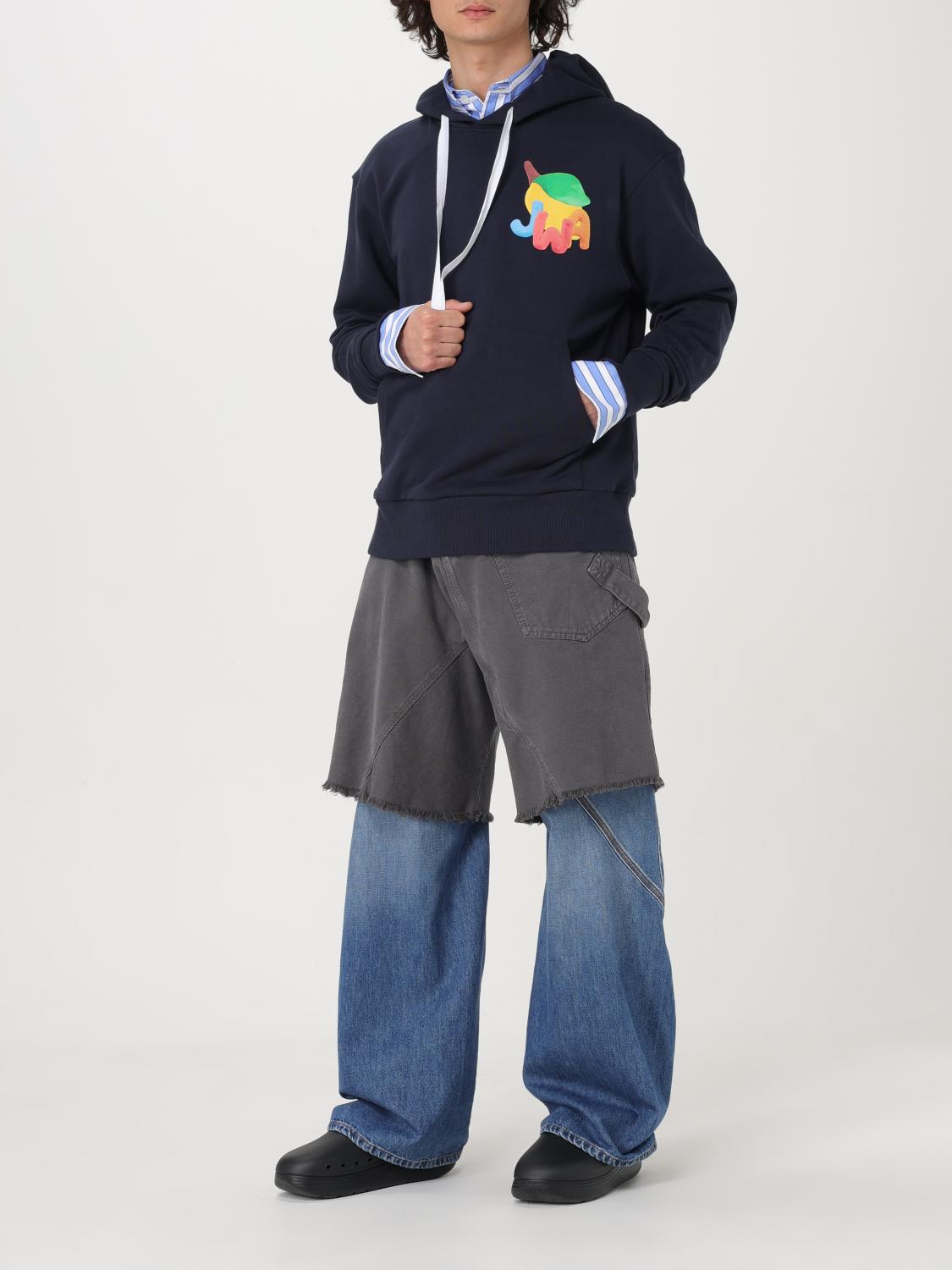 JW ANDERSON FELPA: Sweatshirt men Jw Anderson, Navy - Img 2