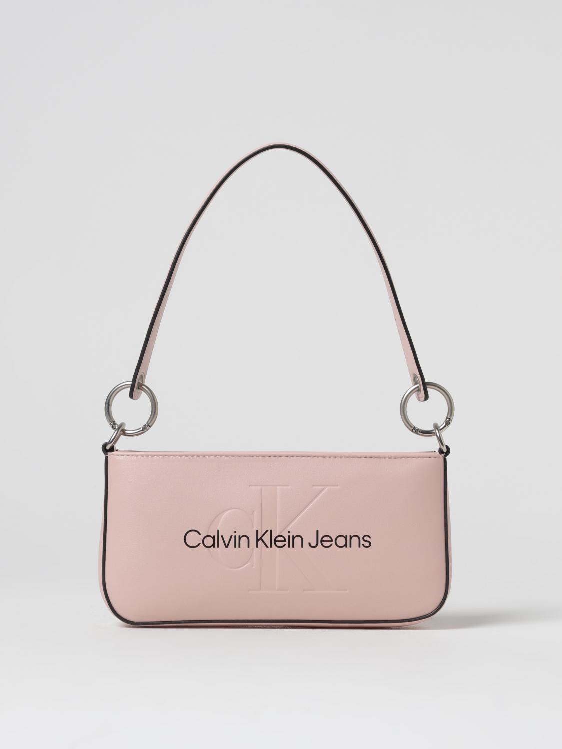 CALVIN KLEIN Shoulder bag woman Ck Jeans Pink Calvin Klein shoulder bag K60K610679 online at GIGLIO.COM