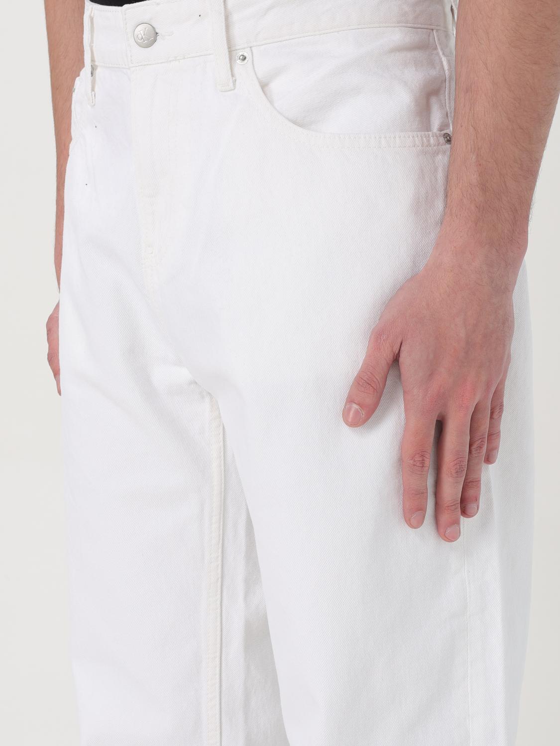 CALVIN KLEIN JEANS: Jeans men Ck Jeans, White - Img 4