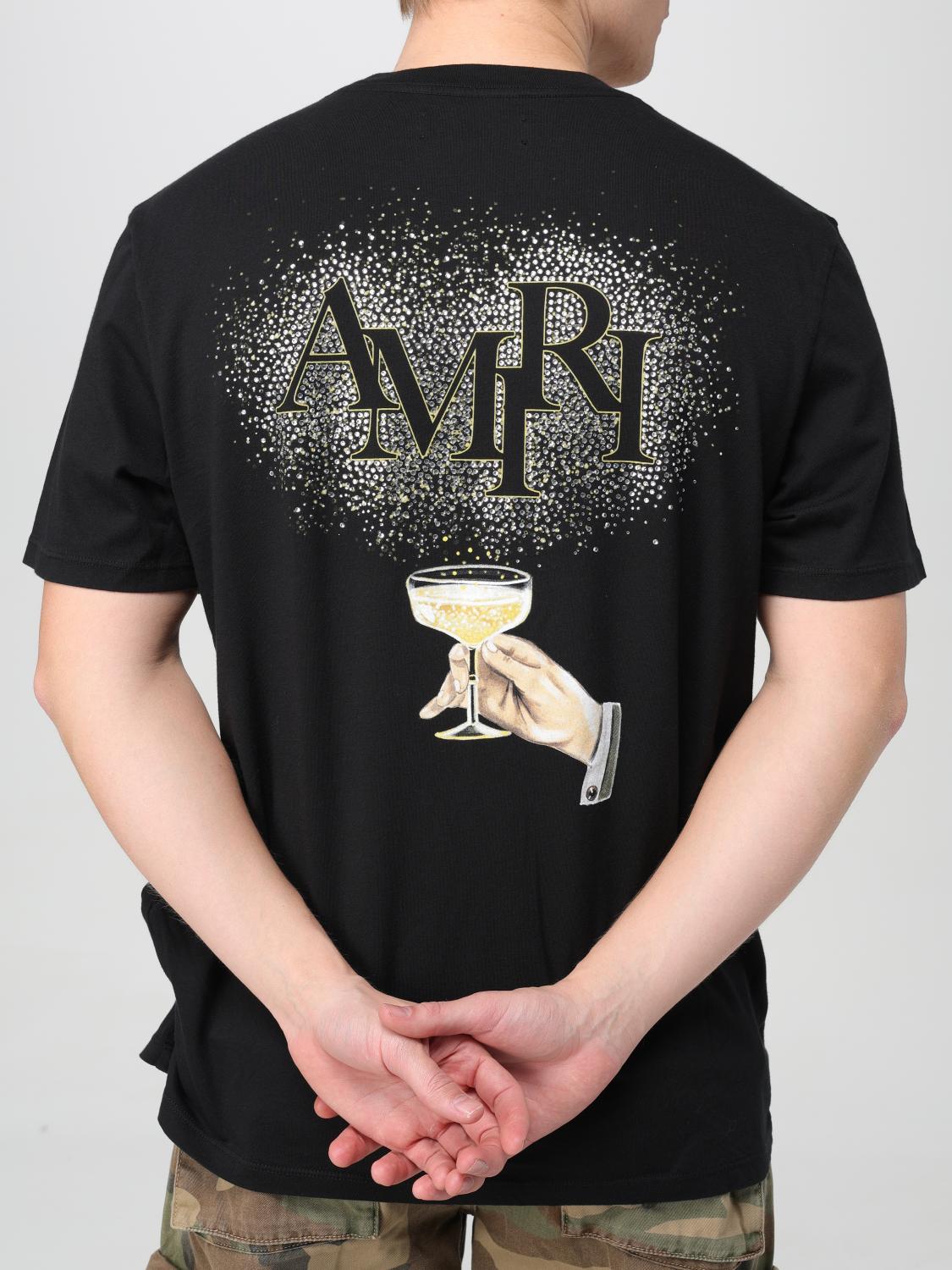 AMIRI: T-shirt men - Black | Amiri t-shirt AMJYTE1022 online