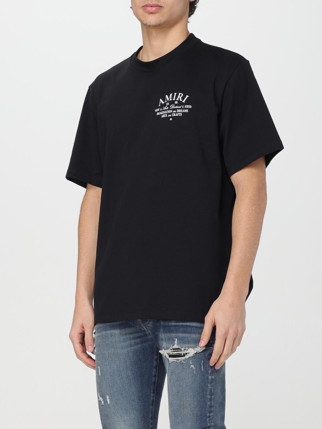 Amiri Tシャツ メンズ - ブラック | AMJYTE1034 | GIGLIO.COM