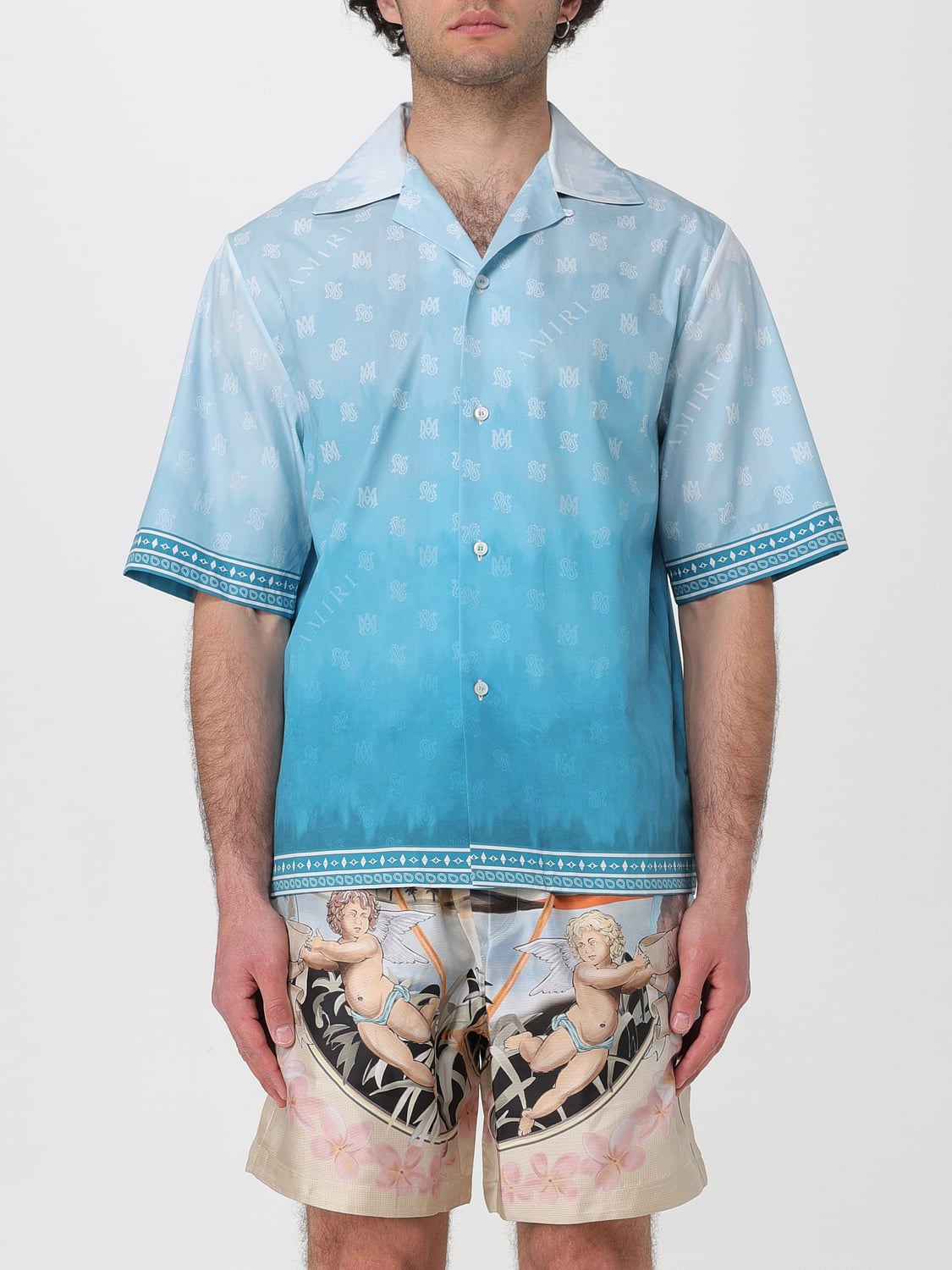 AMIRI SHIRT: Shirt men Amiri, Gnawed Blue - Img 1