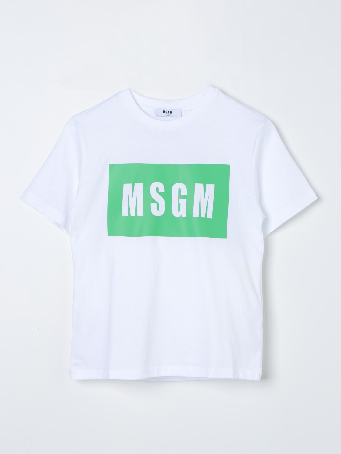MSGM KIDS: T-shirt kids - White | MSGM Kids t-shirt S4MSJUTH010