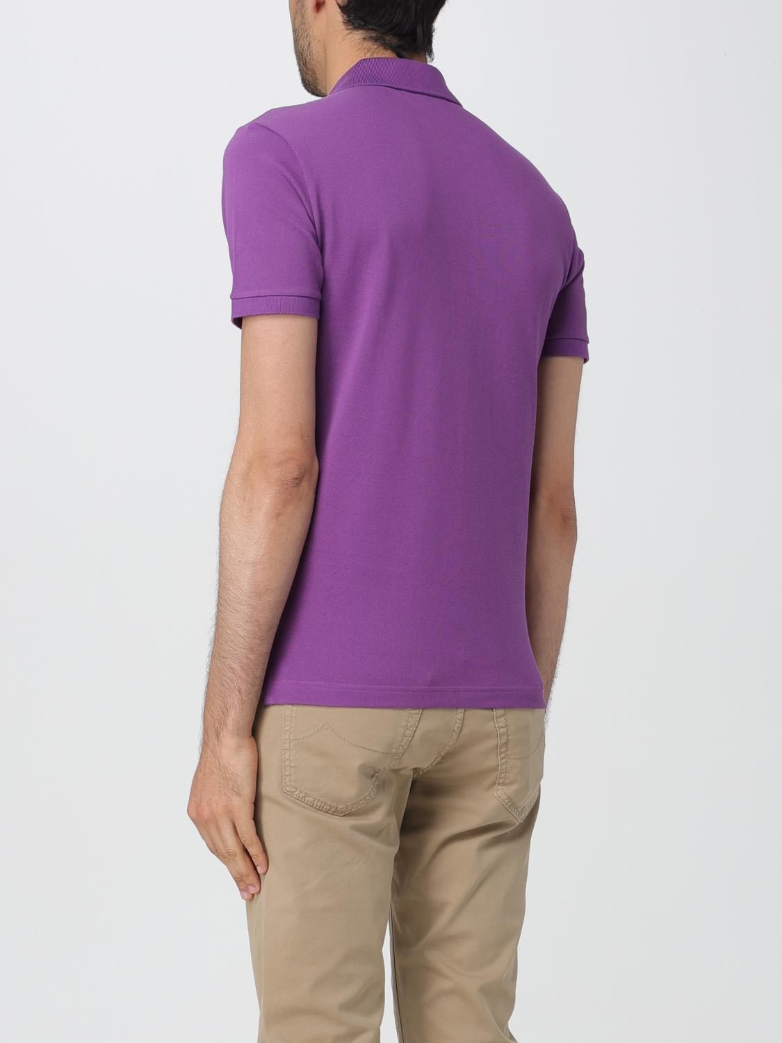 LACOSTE POLO: Polo Lacoste in cotone , Viola - Img 2